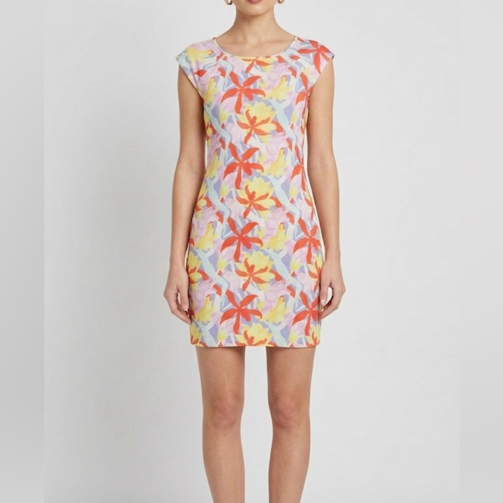 Jean Pierre Floral Mini Dress - Multicolor
